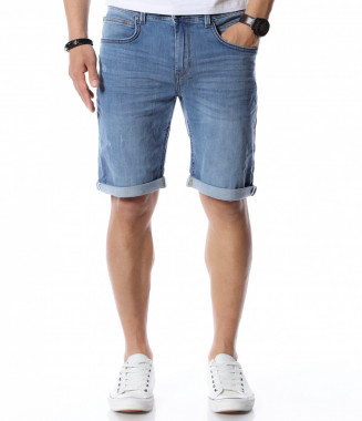 Къси дънки 12457 - Син