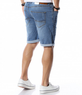 Къси дънки 12457 - Син 2