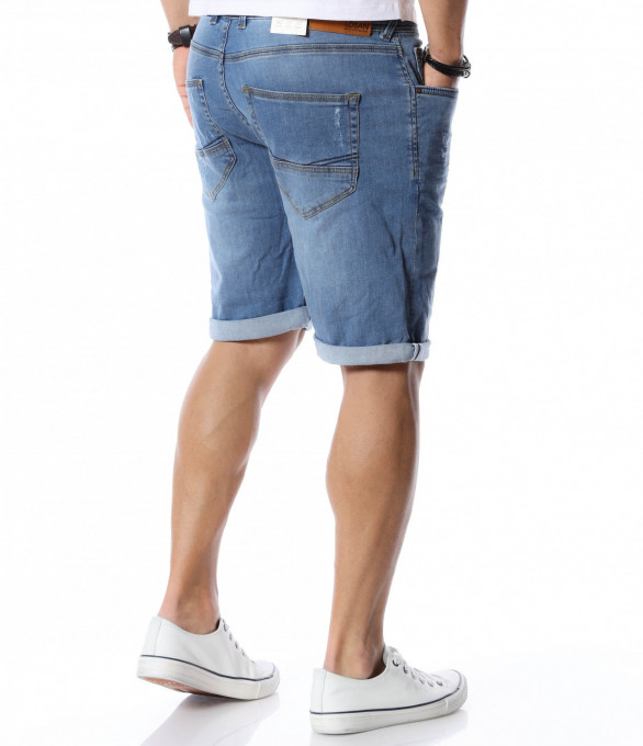 Къси дънки 12457 - Син