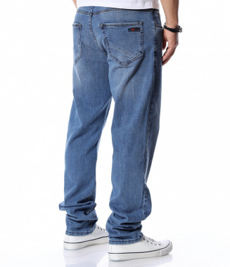 Свежи дънки с колан 12517 -... 2