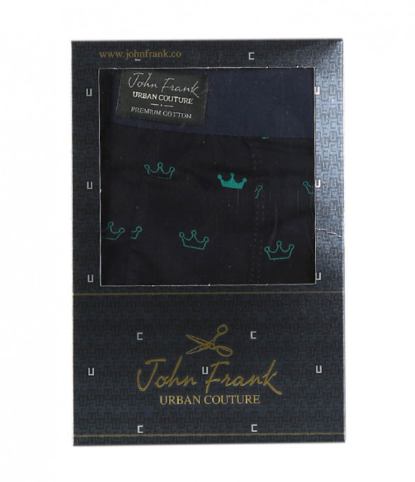 Боксерки с мини корони 12479 - Тъмно син