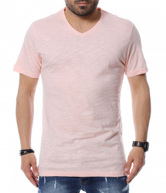 Лятна тениска 12525 - Розов