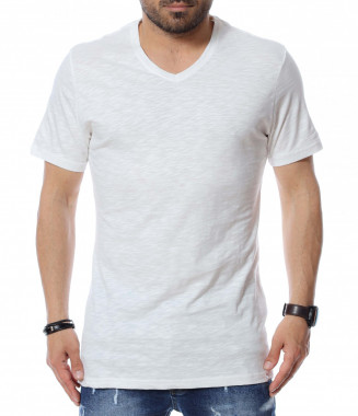 Лятна тениска 12525 - Бял