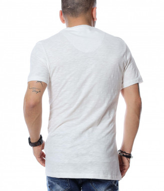 Лятна тениска 12525 - Бял 2