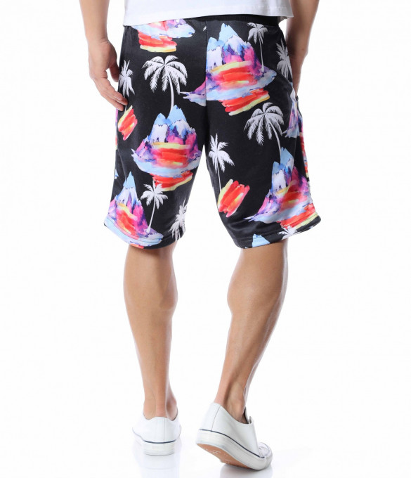 Къси летни панталони 12560 - Черен