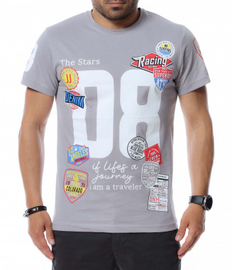 Тениска с голяма щампа...