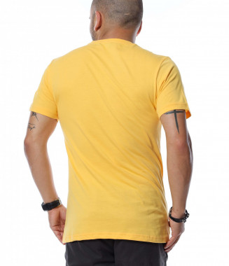 Тениска с панда 12574 - Жълт 2