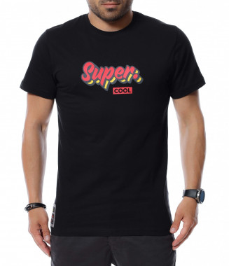 Тениска с цветен надпис...