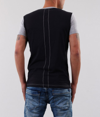 Мъжка модерна тениска-17355 2