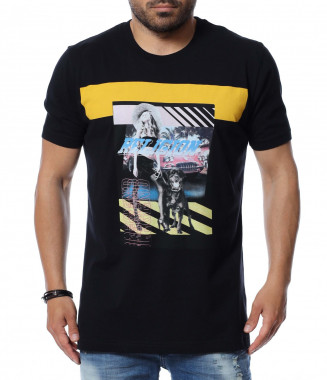 Тениска с клоритна щампа...