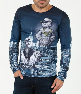 Мъжка атрактивна синя...