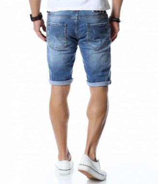 Къси дънки 12601 - Син 2