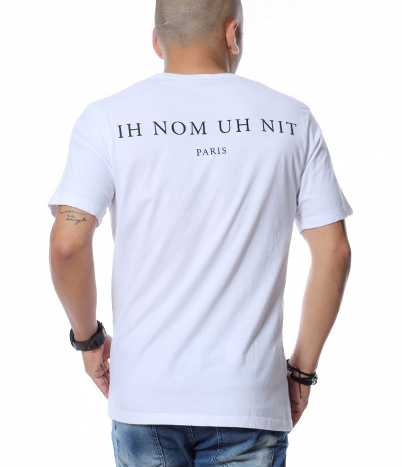 Тениска със щампа 12651 - Бял