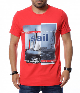 Тениска със щампа 12674 -...