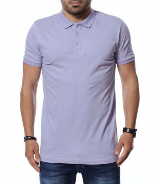 Разноцветна тениска с яка...