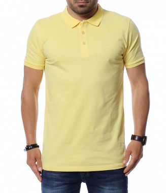 Разноцветна тениска с яка...