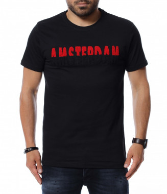 Тениска с пухен надпис...