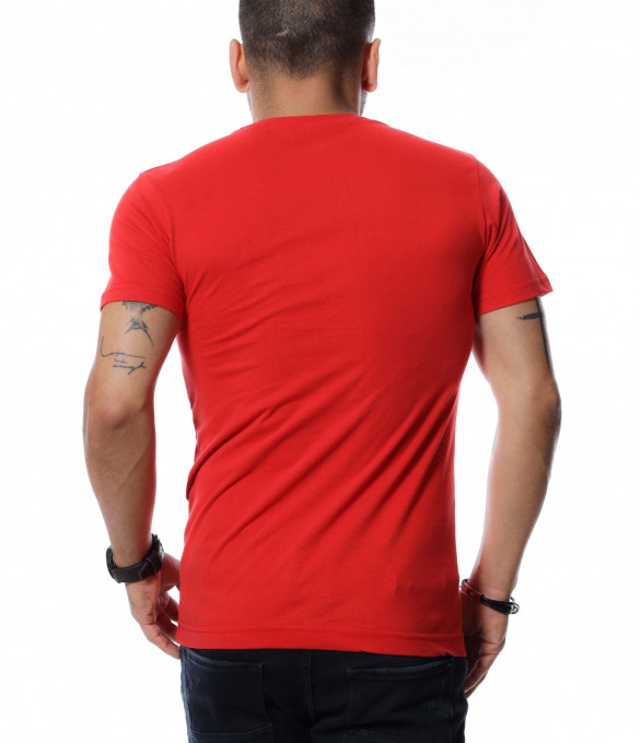 Тениска с авангардна щампа 12219 -...