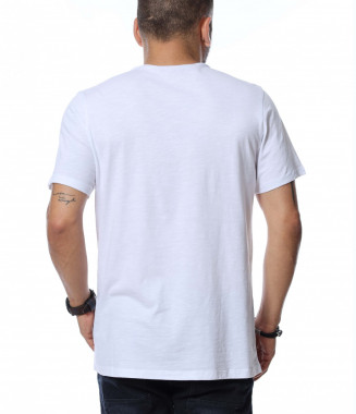 Тениска с бродерия 12714 - Бял 2