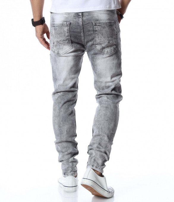 Сиви дънки 12721 - Сив