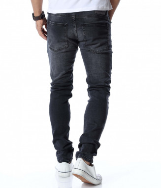 Класически дънки 12733 - Черен 2