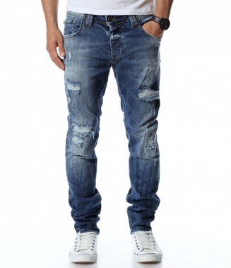 Дълги дънки 12769 - Син