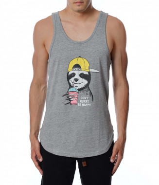 Потник с апликация 12785 - Сив