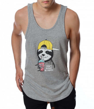 Потник с апликация 12785 - Сив 2