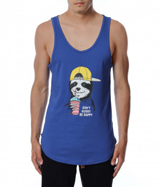 Потник с апликация 12785 - Син