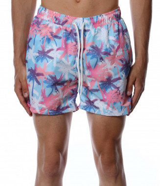 Цветен бански 12777 - Розов