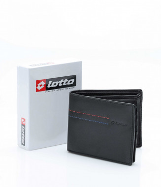 Портфейл с шев 12810 - Черен