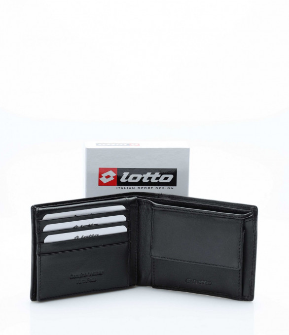 Портфейл с шев 12810 - Черен