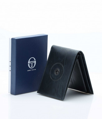 Портфейл с лого 12811 - Син 2