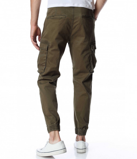 Карго панталон 12918 - Зелен