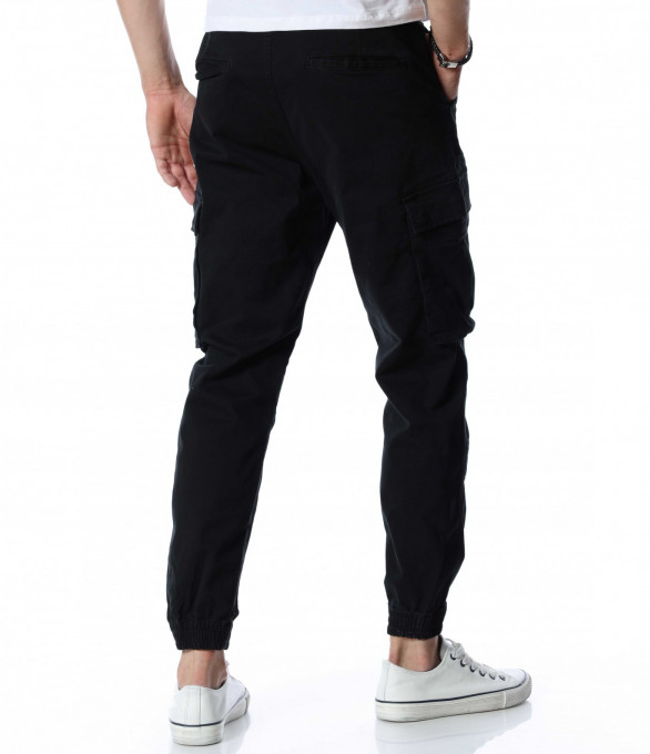 Карго панталон 12918 - Черен
