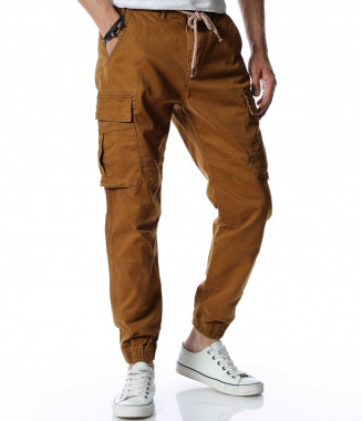 Карго панталон 12918 - Кафяв