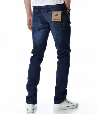 Дълги дънки 12910 - Син 2