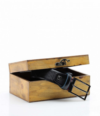 Колан с кутия 12900 - Черен