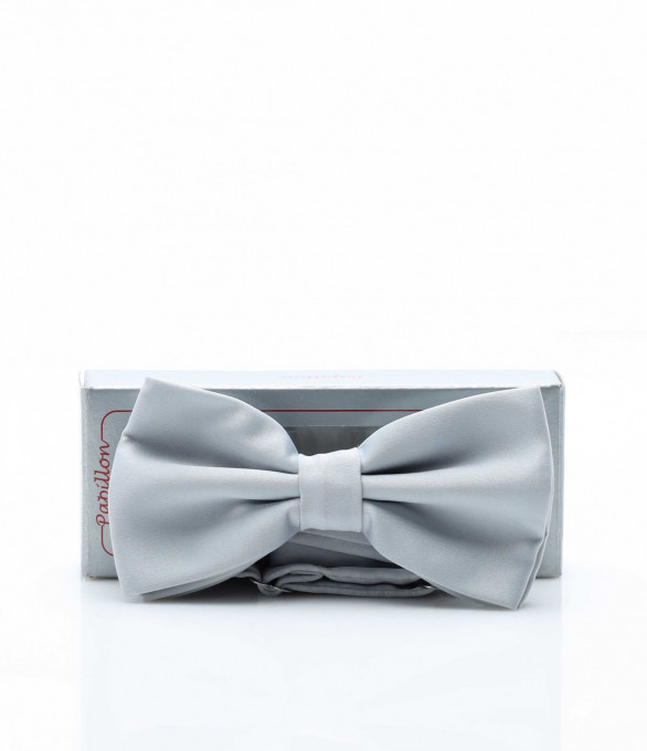 Едноцветна папионка 12827 - Сив