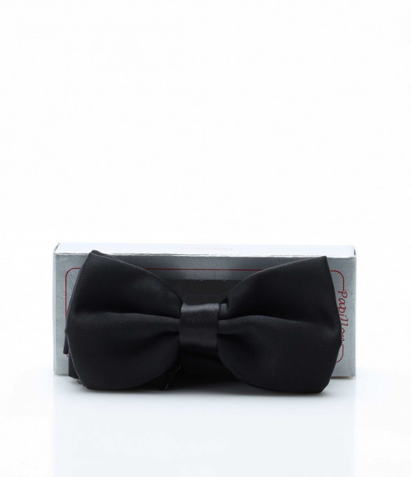 Едноцветна папионка 12827 - Черен