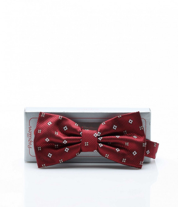 Папионка с декорация 12838 - Бордо