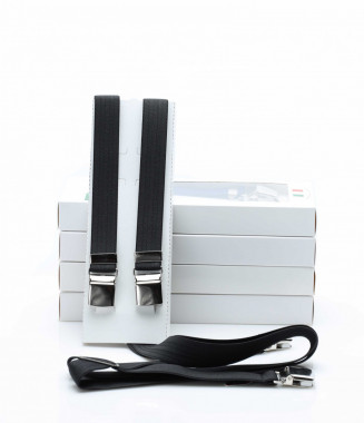 Цветни тиранти 12841 - Черен