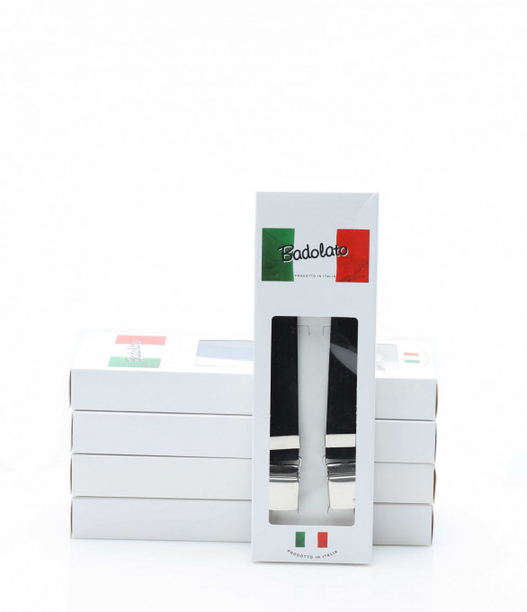 Цветни тиранти 12841 - Черен