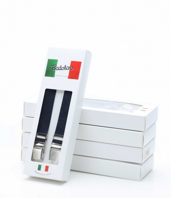 Цветни тиранти 12841 - Тъмно син