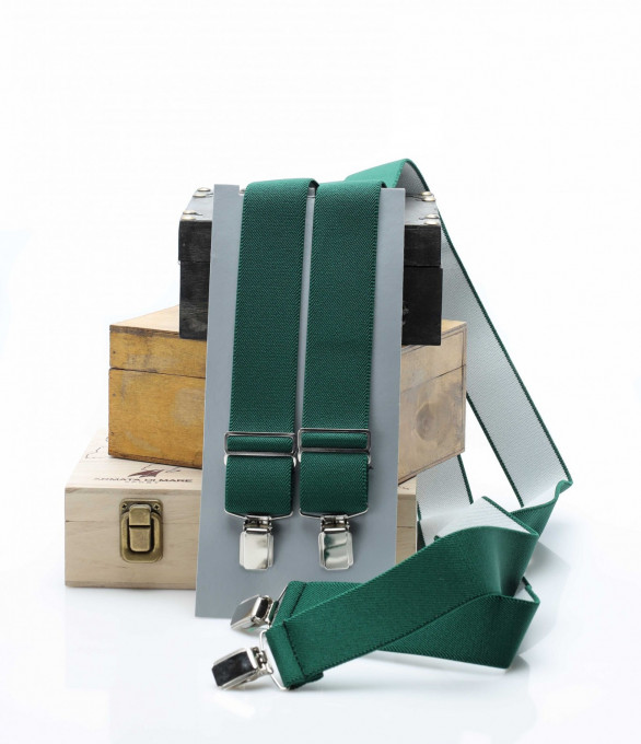 Едноцветни тиранти 12880 - Зелен