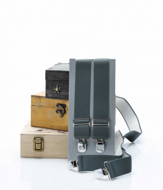 Едноцветни тиранти 12880 - Сив