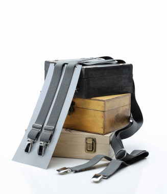 Цветни тиранти 12842 - Сив