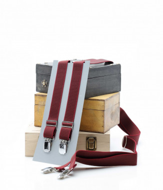 Цветни тиранти 12842 - Бордо