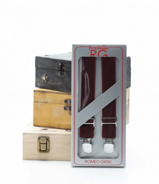 Цветни тиранти 12842 - Бордо 2