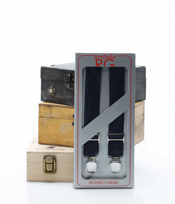 Цветни тиранти 12842 - Тъмно син